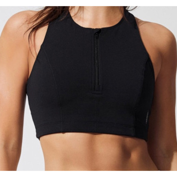 Free People Movement Delta Sports Bra Sample Piece Red and White Stripe Small - Picture 9 of 12